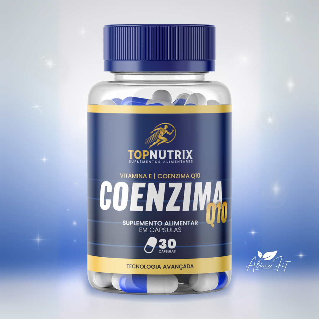 ⚡ Coenzima Q10 + Vitamina E – Energia e cuidado na rotina