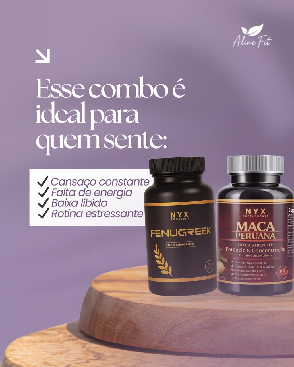 Combo Energia e Vitalidade Masculino e Feminino