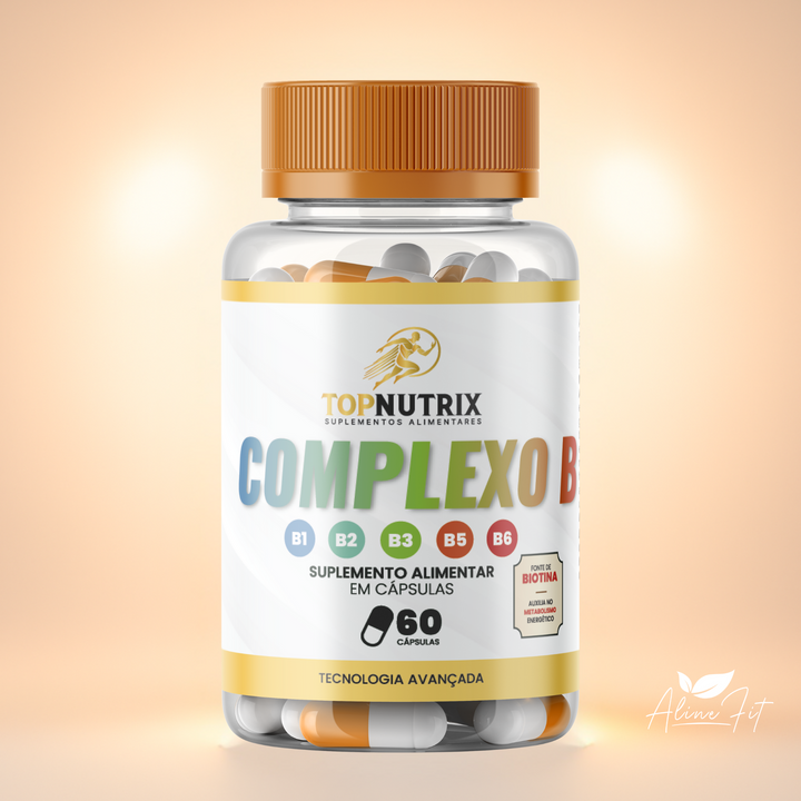 Suplemento Complexo B - completo com 8 vitaminas B essenciais