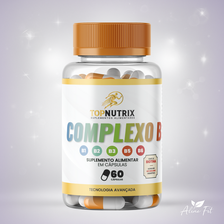 Suplemento Complexo B - completo com 8 vitaminas B essenciais