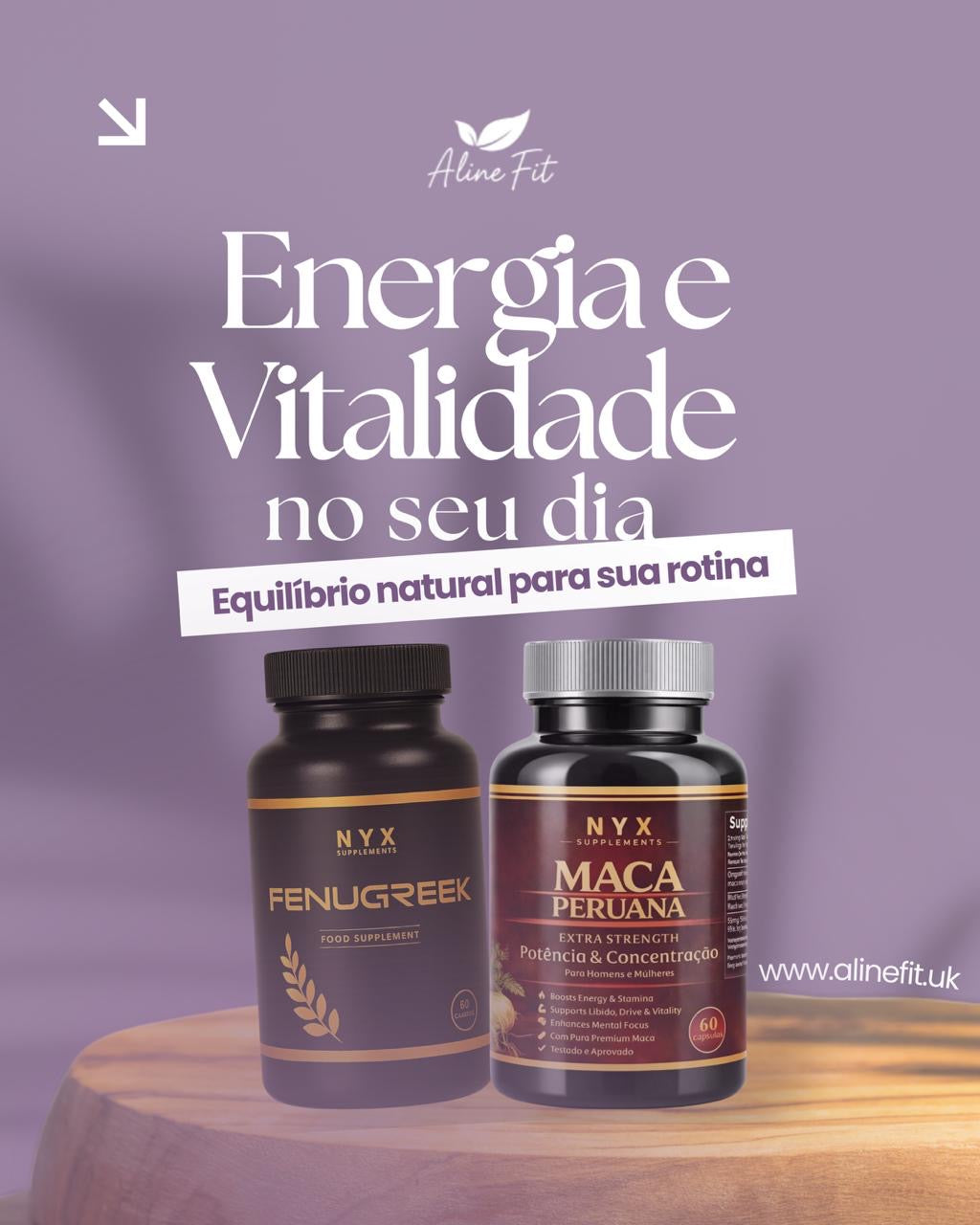 Combo Energia e Vitalidade Masculino e Feminino