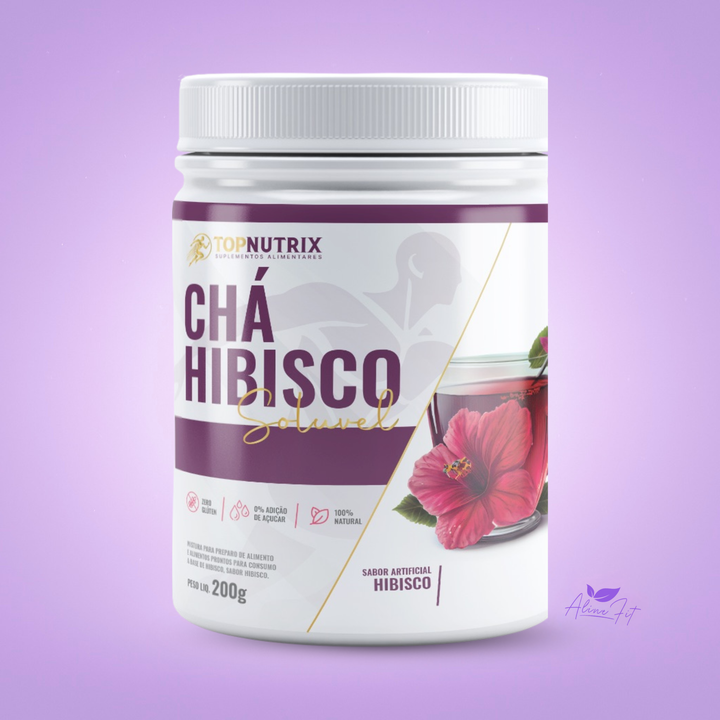 Chá de Hibisco com Colágeno