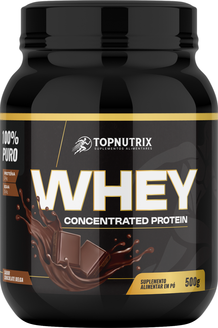 Whey Protein Concentrate 500g – TopNutrix (24g protein)