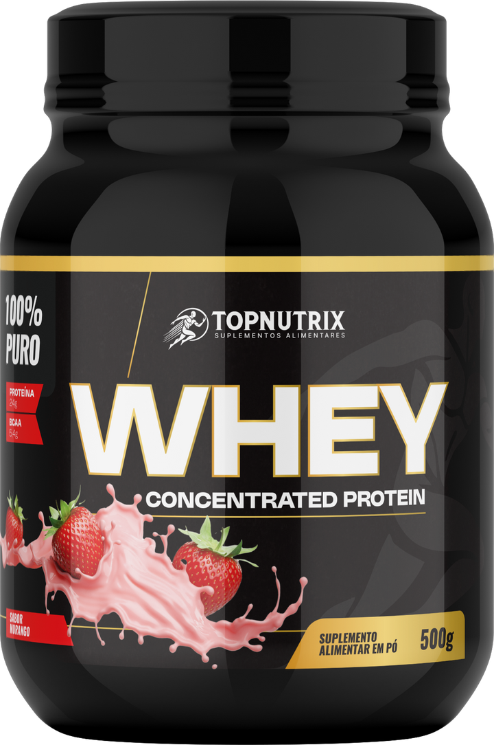 Whey Protein Concentrate 500g – TopNutrix (24g protein)